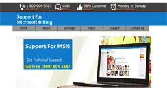 Desktop Screenshot of microsoftbillingsupport.com